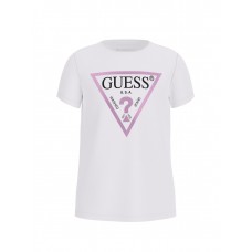 GUESS μπλούζα παιδική J73I56K8HM0-G011 λευκή
